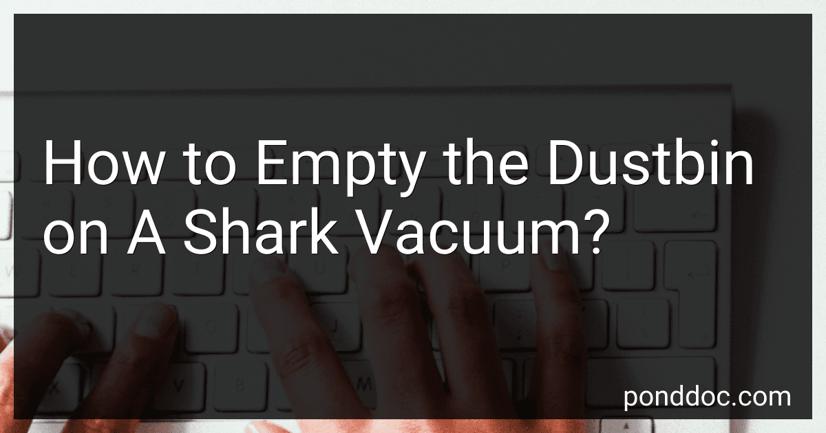 How to Empty the Dustbin on A Shark Vacuum? image