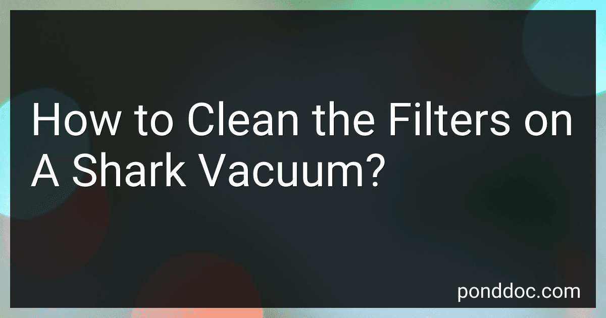 How to Clean the Filters on A Shark Vacuum? image