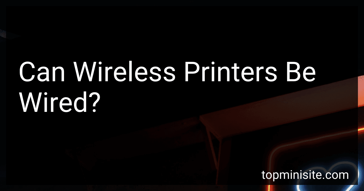 Can Wireless Printers Be Wired? image