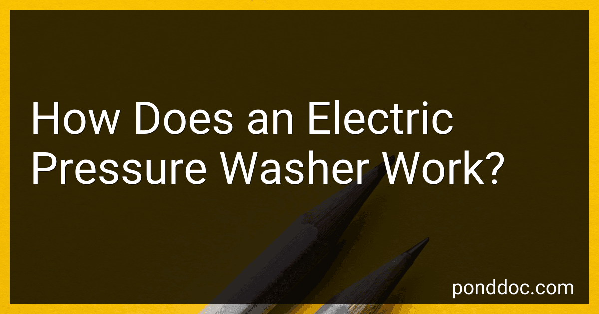 How Does an Electric Pressure Washer Work? image