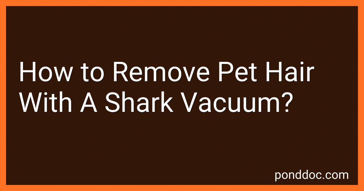 How to Remove Pet Hair With A Shark Vacuum? image