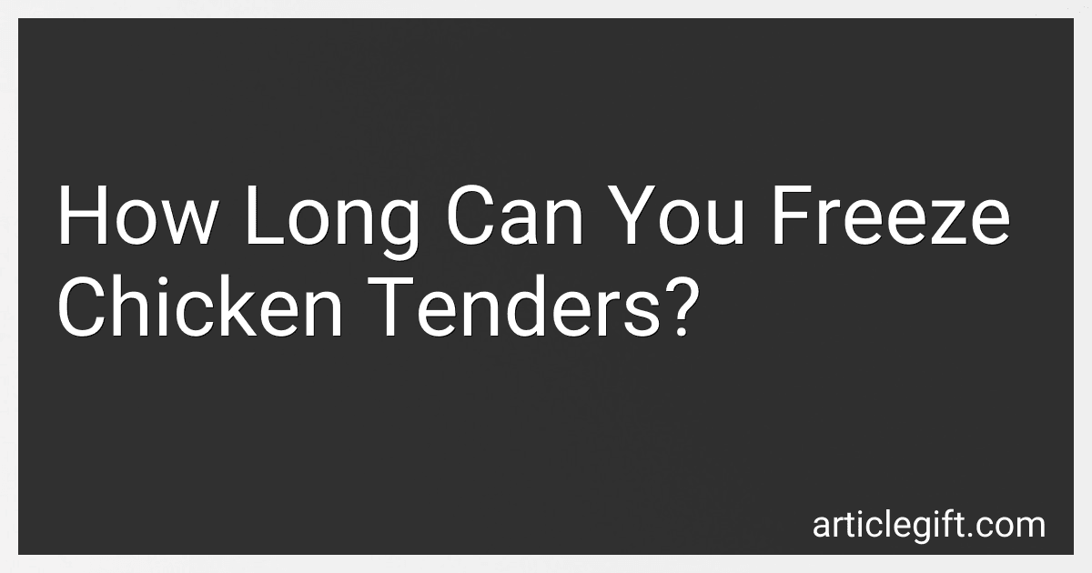 How Long Can You Freeze Chicken Tenders? image