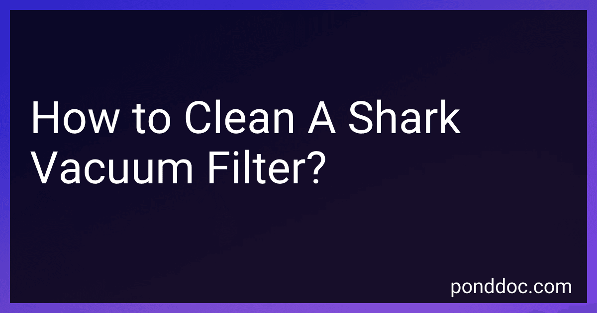 How to Clean A Shark Vacuum Filter? image