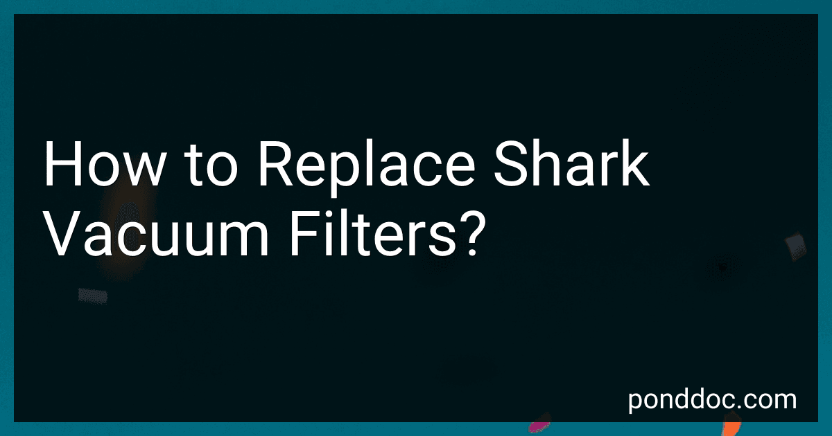 How to Replace Shark Vacuum Filters? image