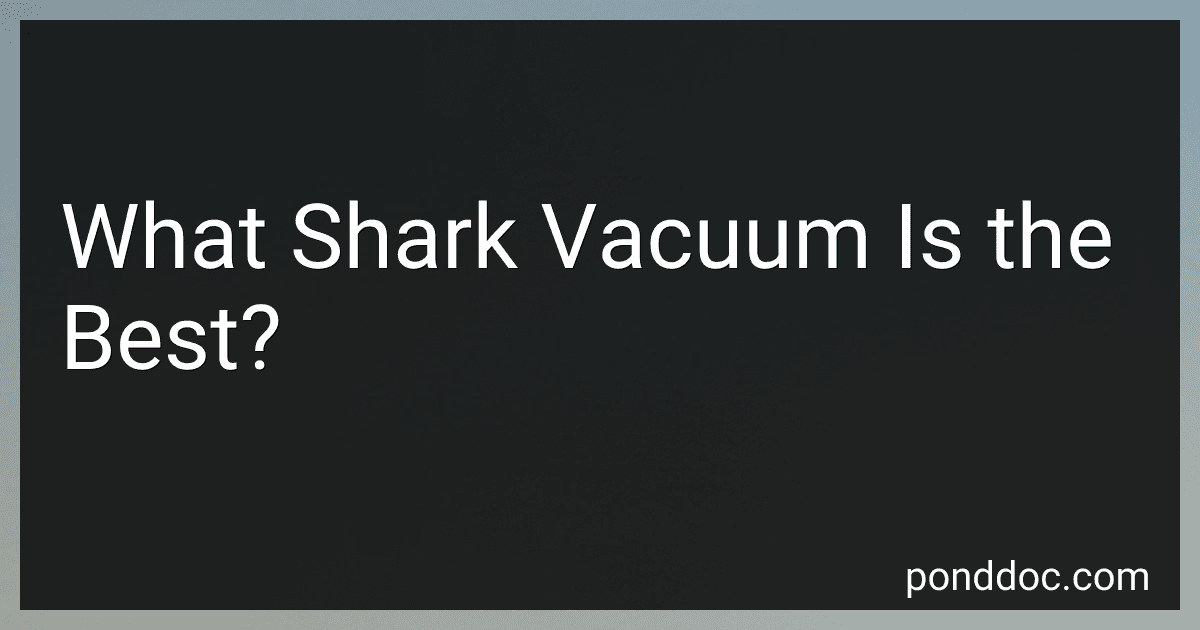 What Shark Vacuum Is the Best? image