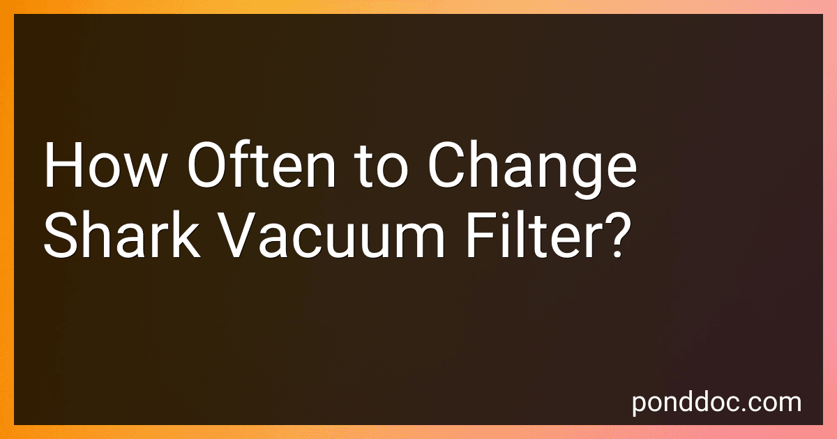 How Often to Change Shark Vacuum Filter? image