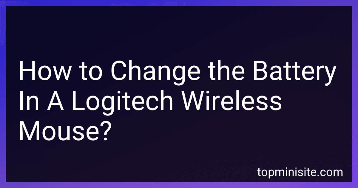 How to Change the Battery In A Logitech Wireless Mouse? image
