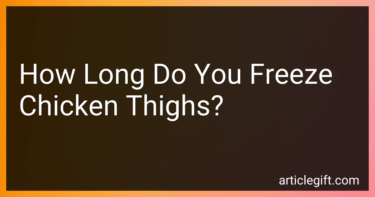 How Long Do You Freeze Chicken Thighs? image