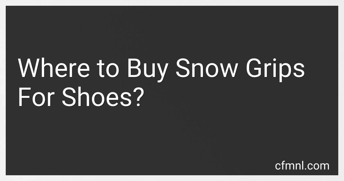Where to Buy Snow Grips For Shoes? preview