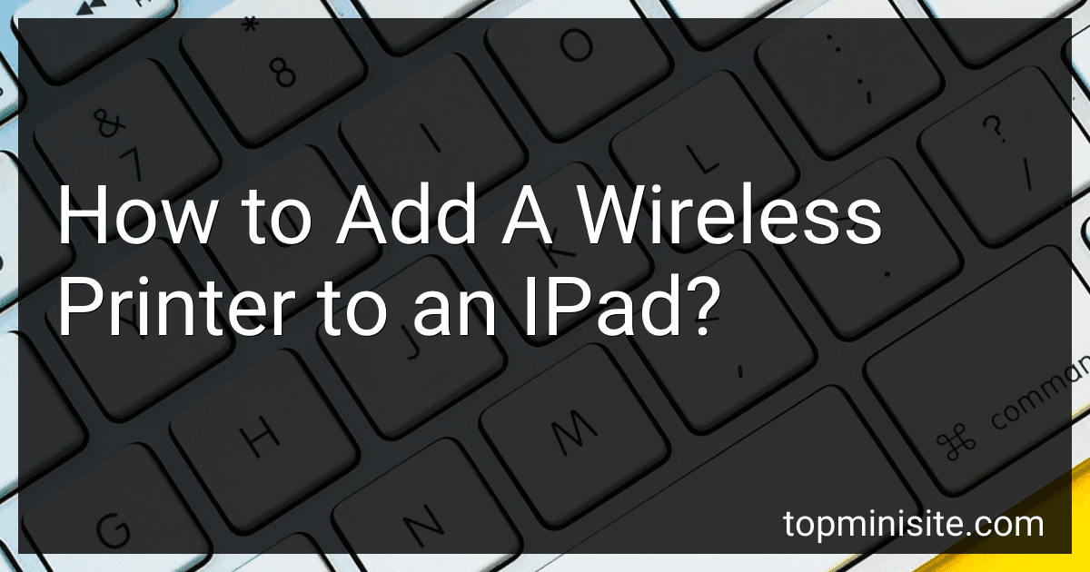 How to Add A Wireless Printer to an IPad? image