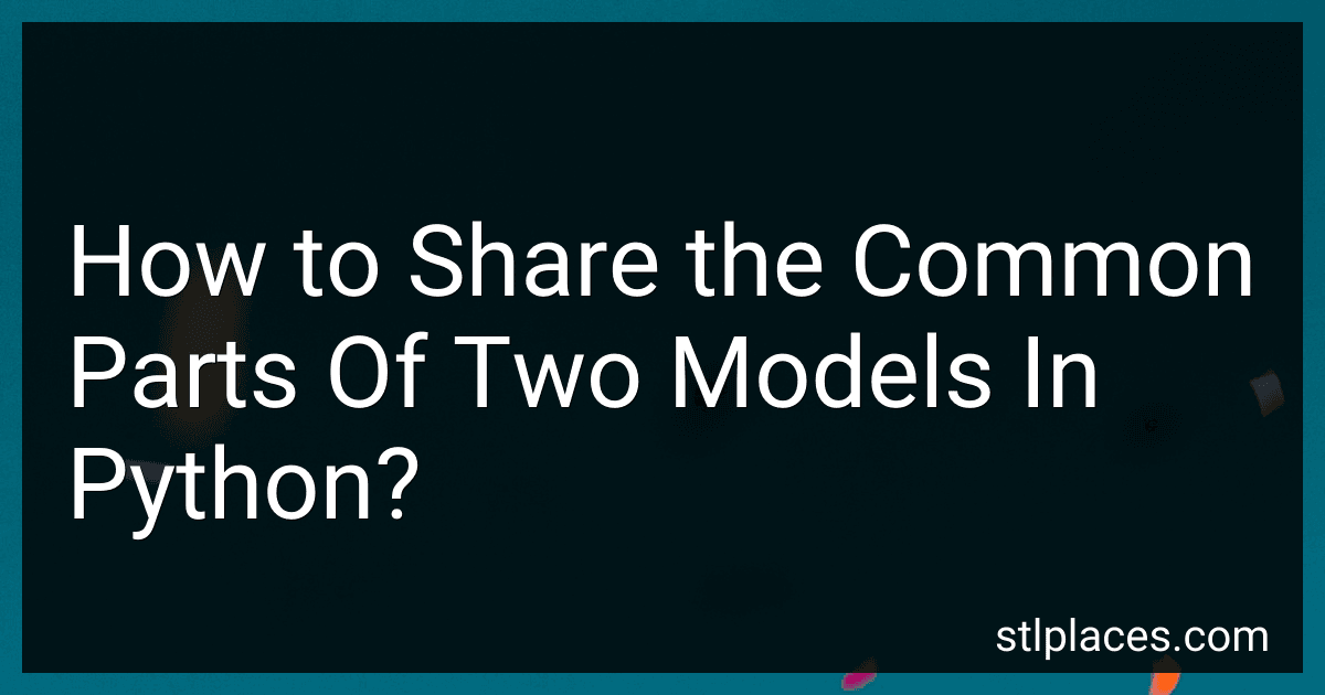 How to Share the Common Parts Of Two Models In Python? image