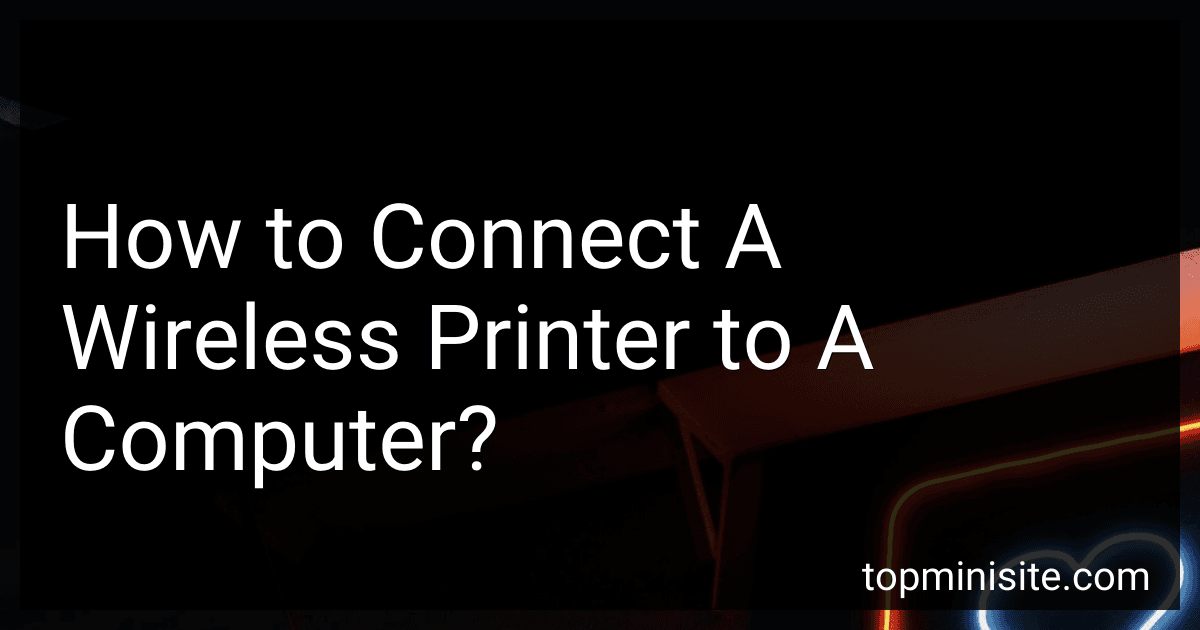How to Connect A Wireless Printer to A Computer? image