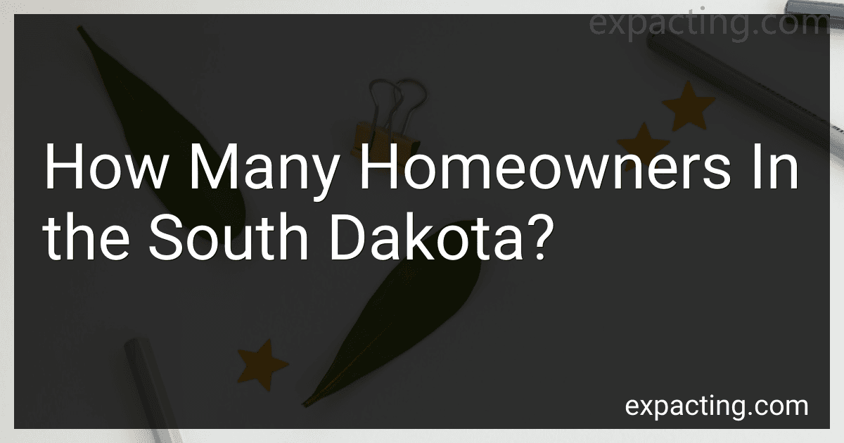How Many Homeowners In the South Dakota? image