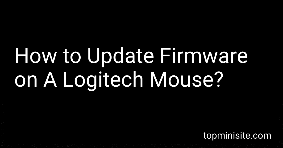 How to Update Firmware on A Logitech Mouse? image