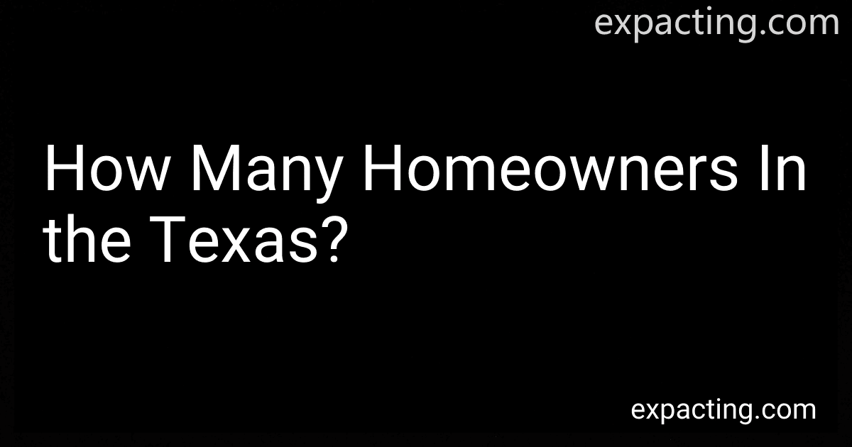 How Many Homeowners In the Texas? preview