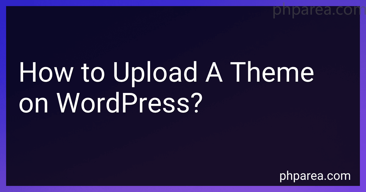 How to Upload A Theme on WordPress? image