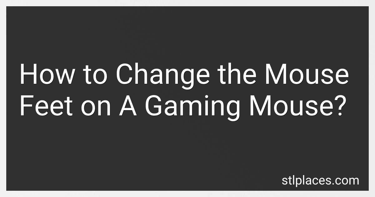How to Change the Mouse Feet on A Gaming Mouse? image