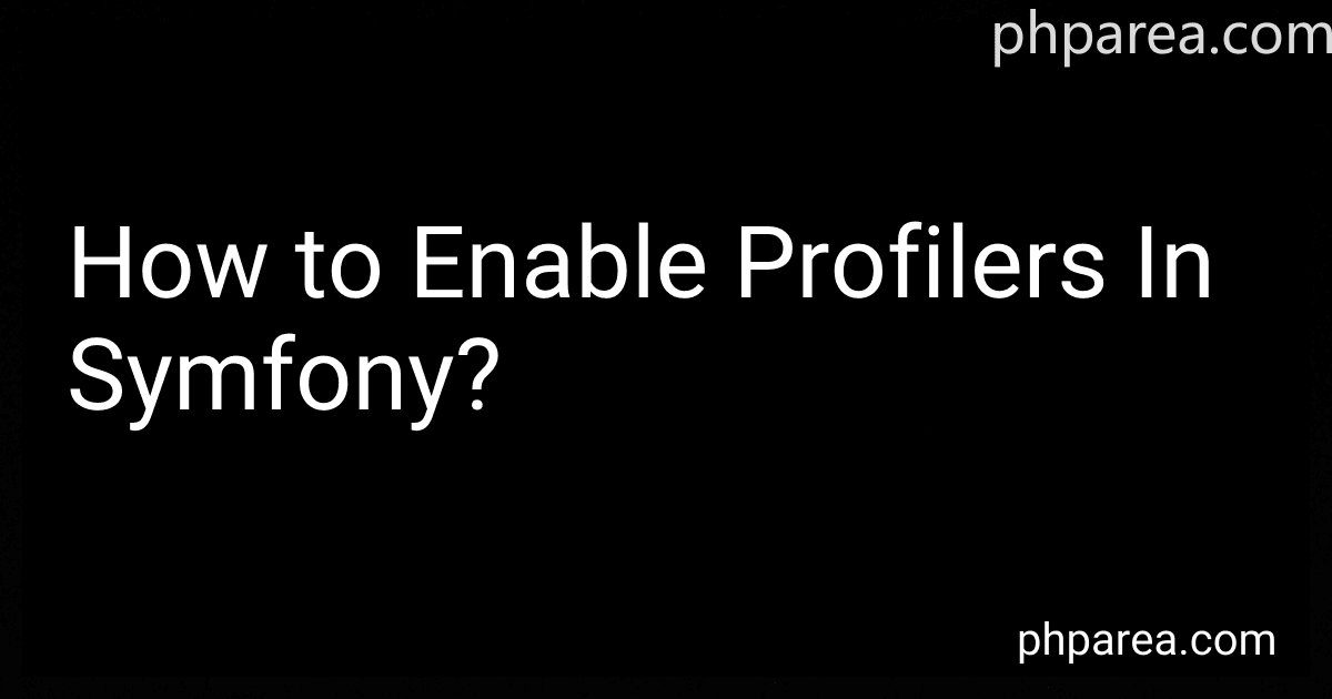How to Enable Profilers In Symfony? image