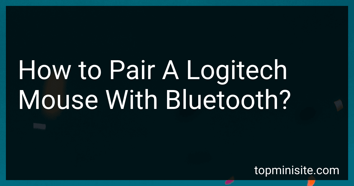 How to Pair A Logitech Mouse With Bluetooth? image