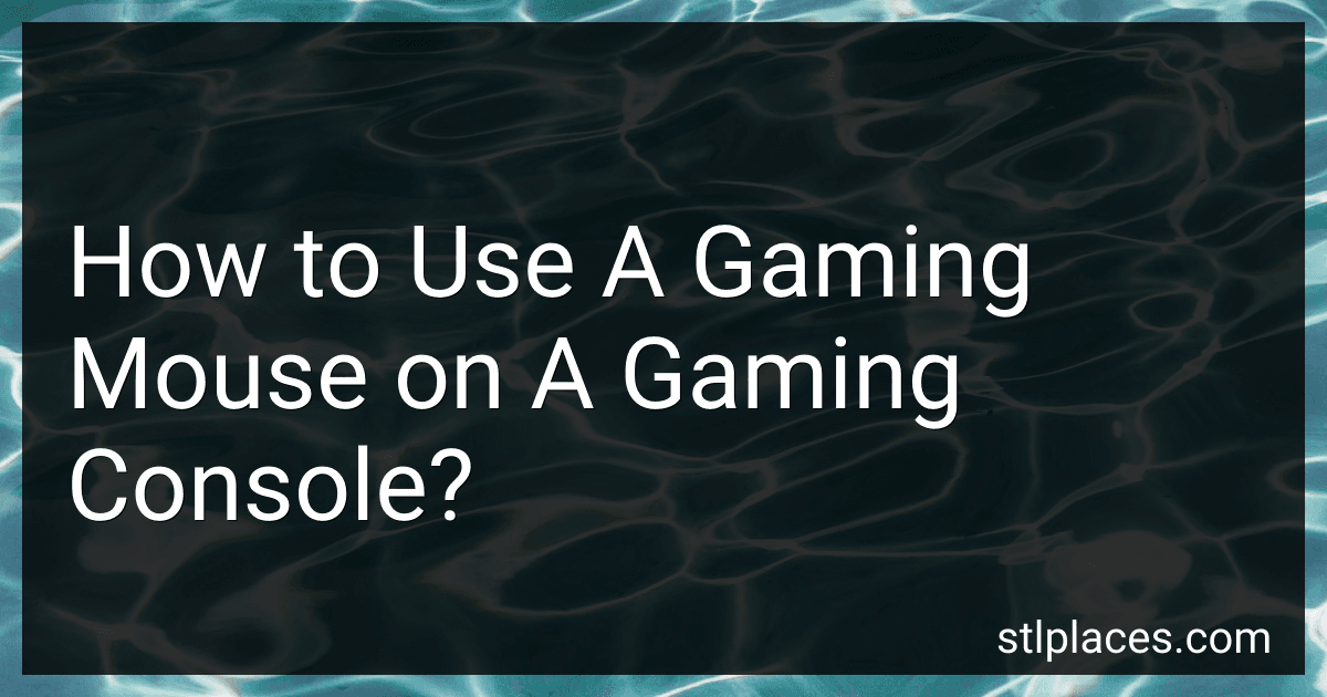 How to Use A Gaming Mouse on A Gaming Console? image