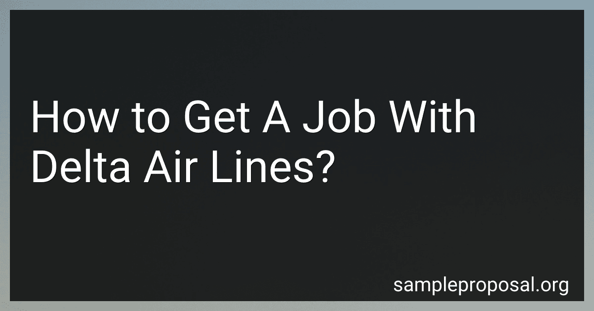 How to Get A Job With Delta Air Lines? image