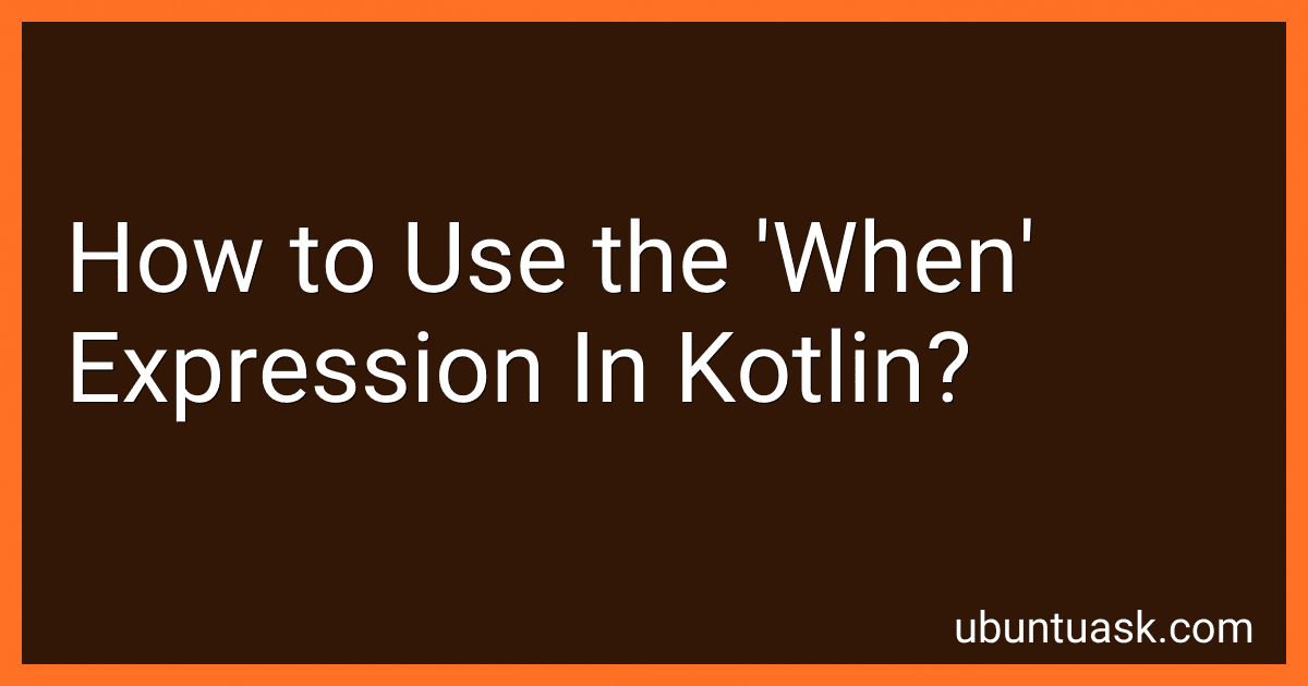 How to Use the 'When' Expression In Kotlin? image