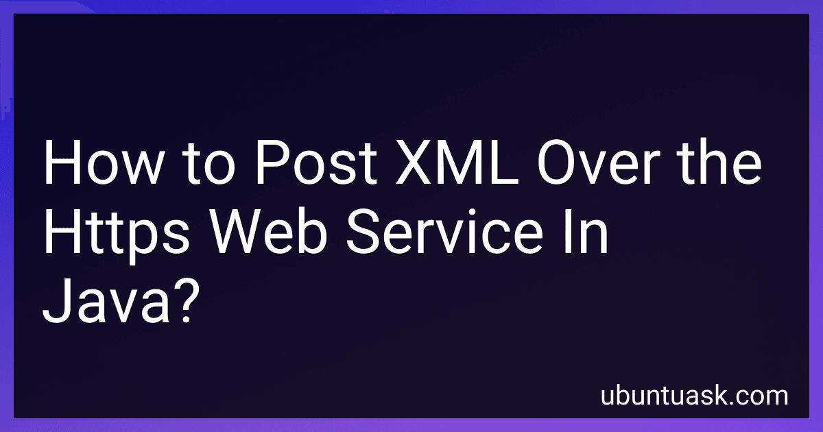 How to Post XML Over the Https Web Service In Java? image