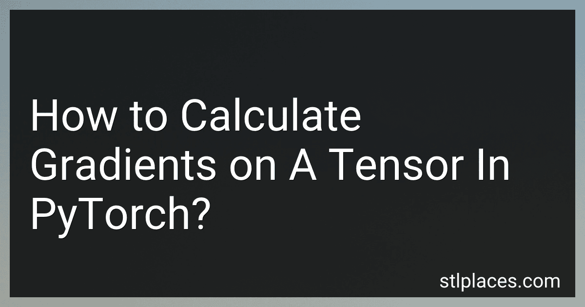 How to Calculate Gradients on A Tensor In PyTorch? preview