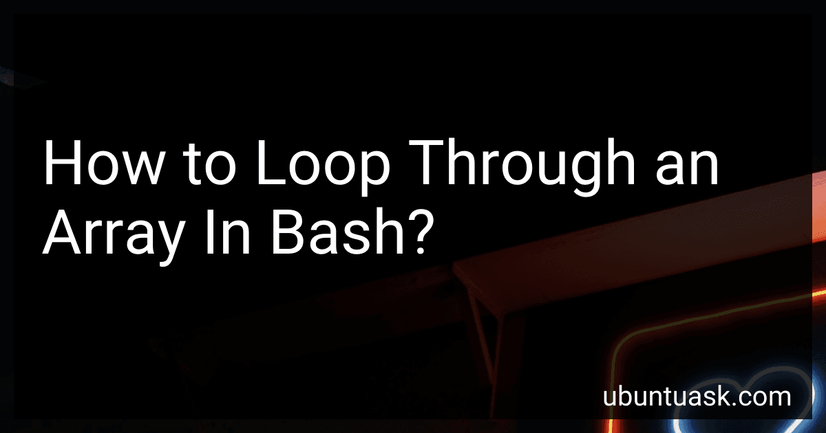 How to Loop Through an Array In Bash? image