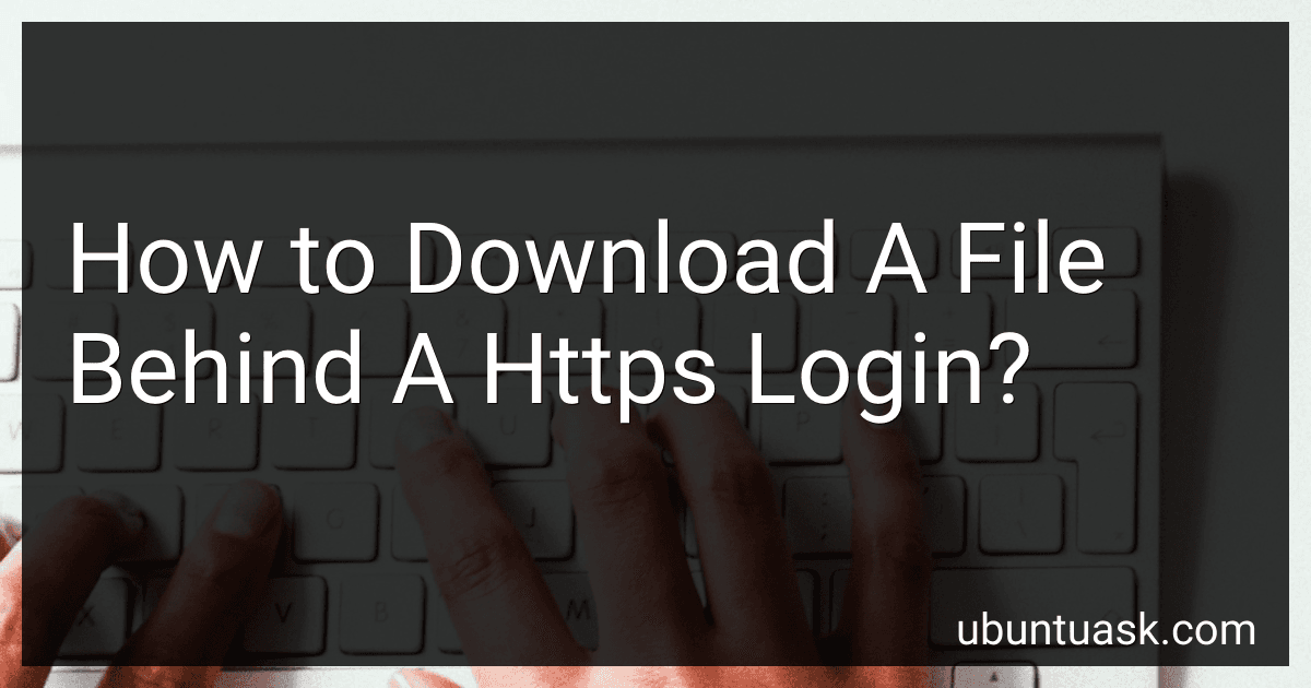 How to Download A File Behind A Https Login? image