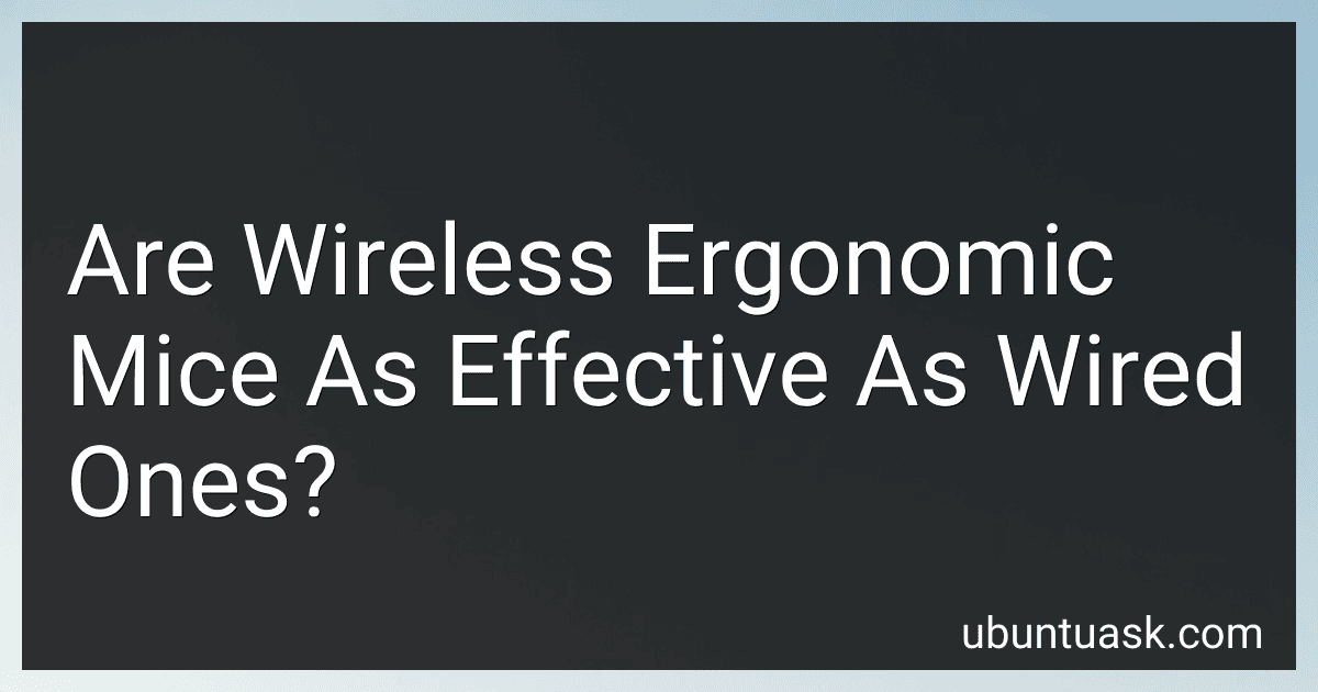 Are Wireless Ergonomic Mice As Effective As Wired Ones? image