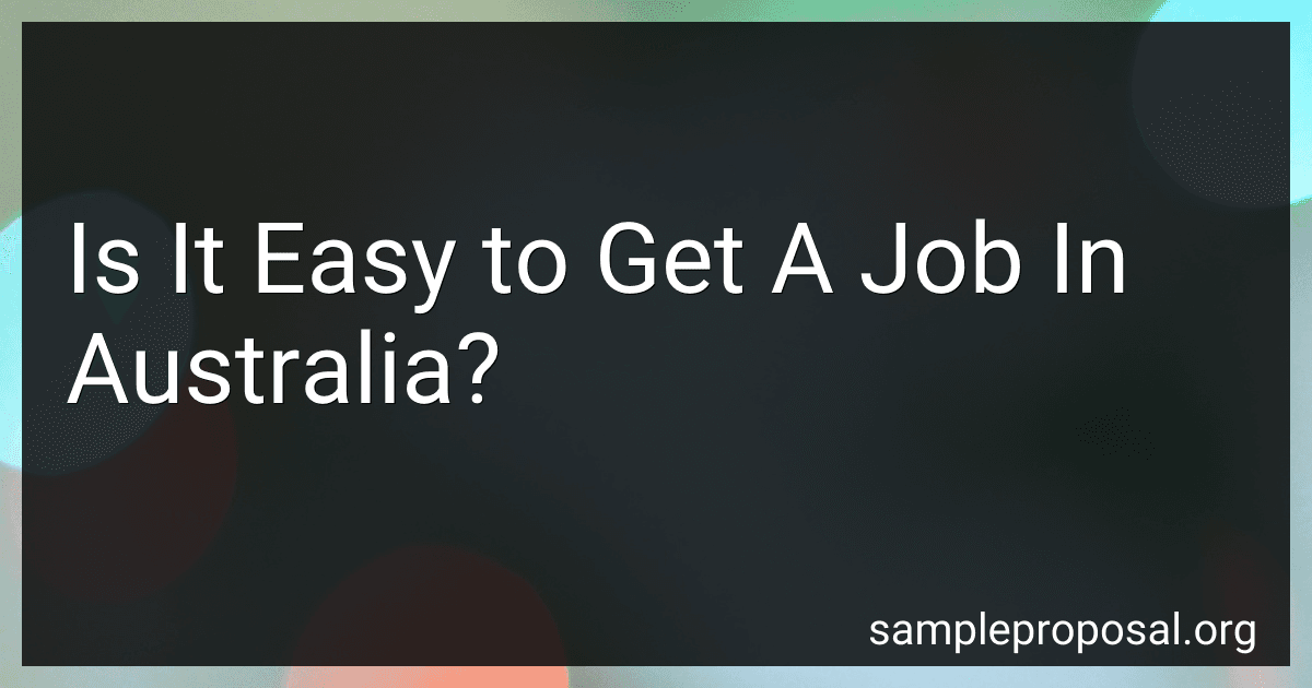 Is It Easy to Get A Job In Australia? image