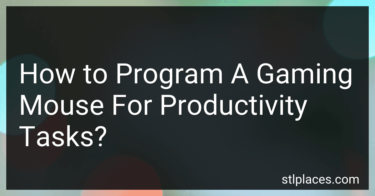 How to Program A Gaming Mouse For Productivity Tasks? image