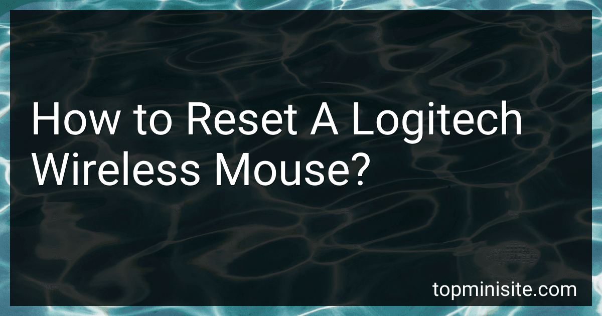 How to Reset A Logitech Wireless Mouse? image