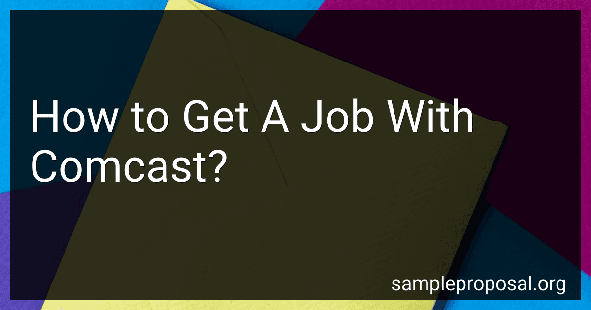 How to Get A Job With Comcast? image