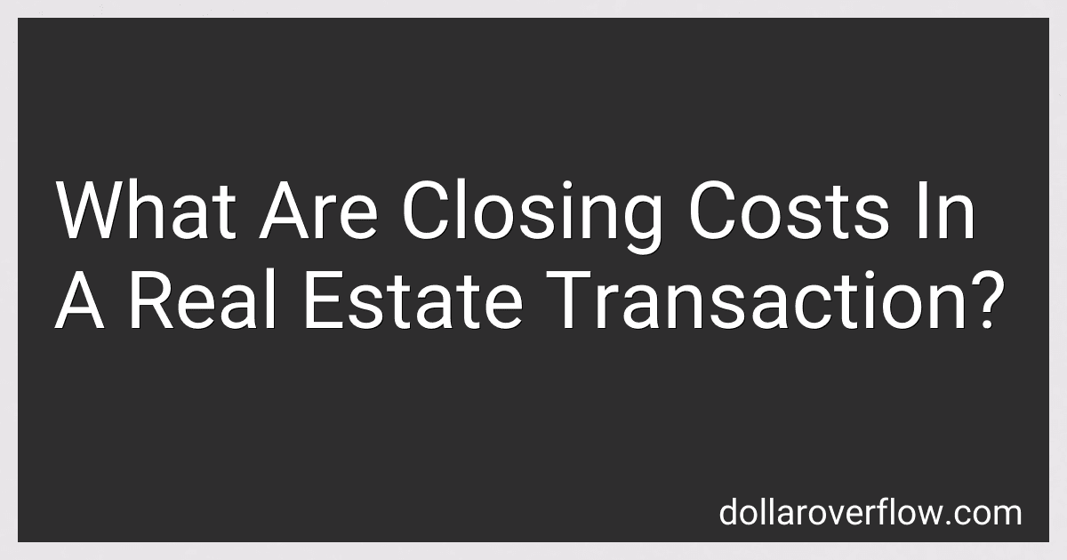 What Are Closing Costs In A Real Estate Transaction? image