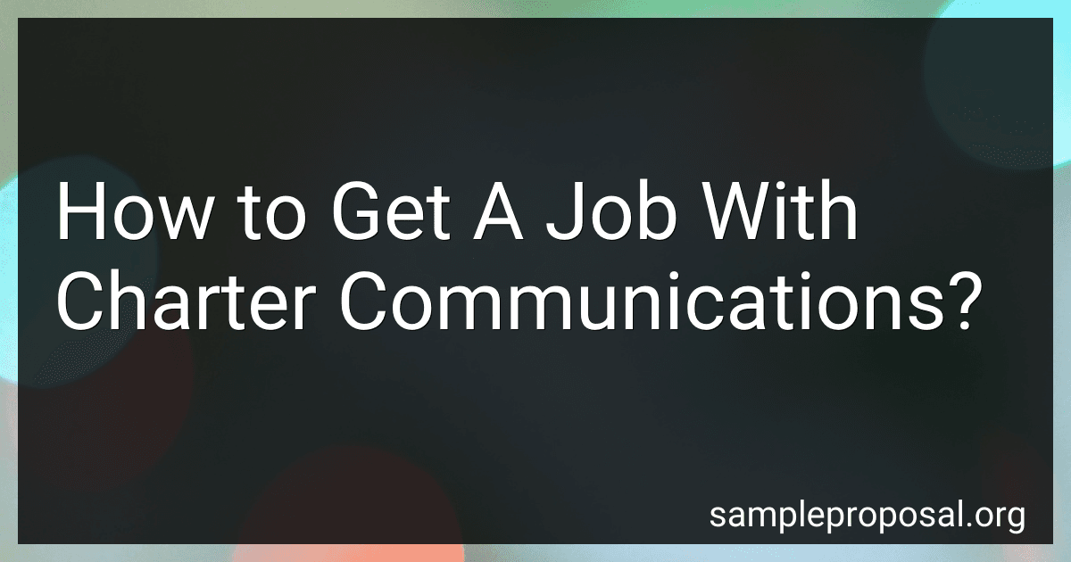 How to Get A Job With Charter Communications? image