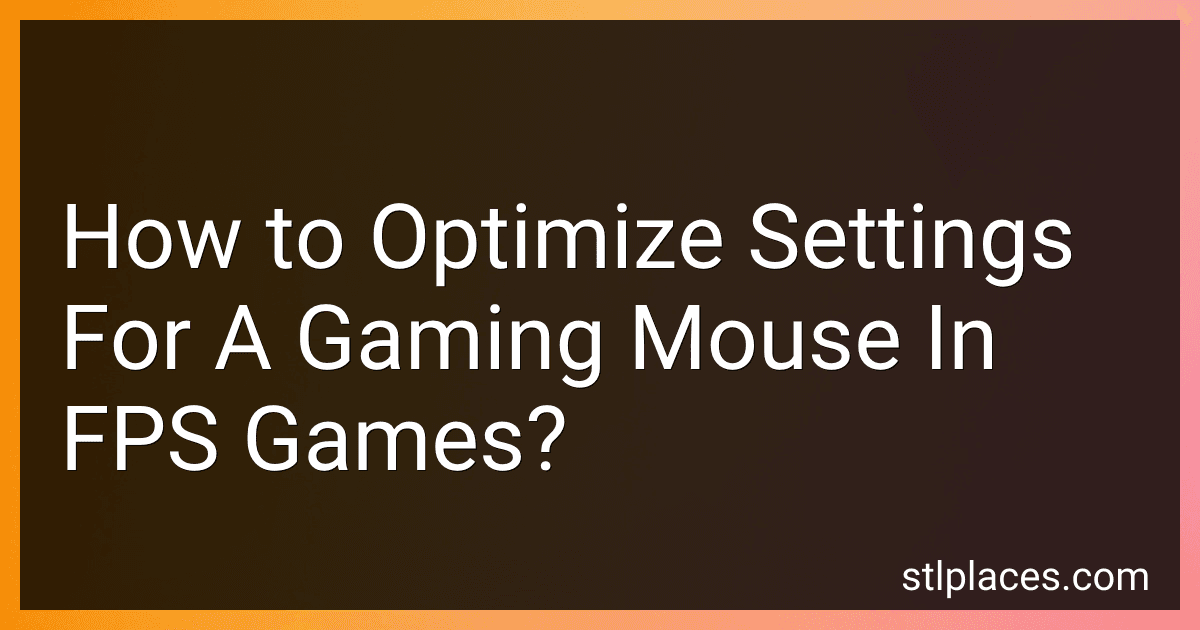 How to Optimize Settings For A Gaming Mouse In FPS Games? image