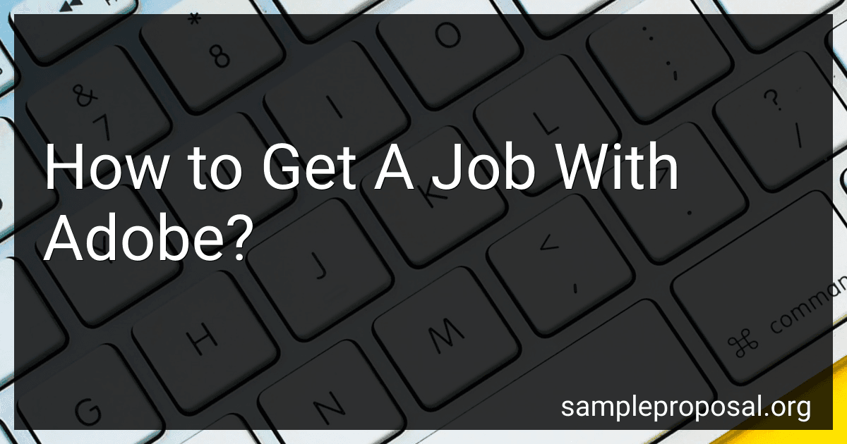 How to Get A Job With Adobe? image