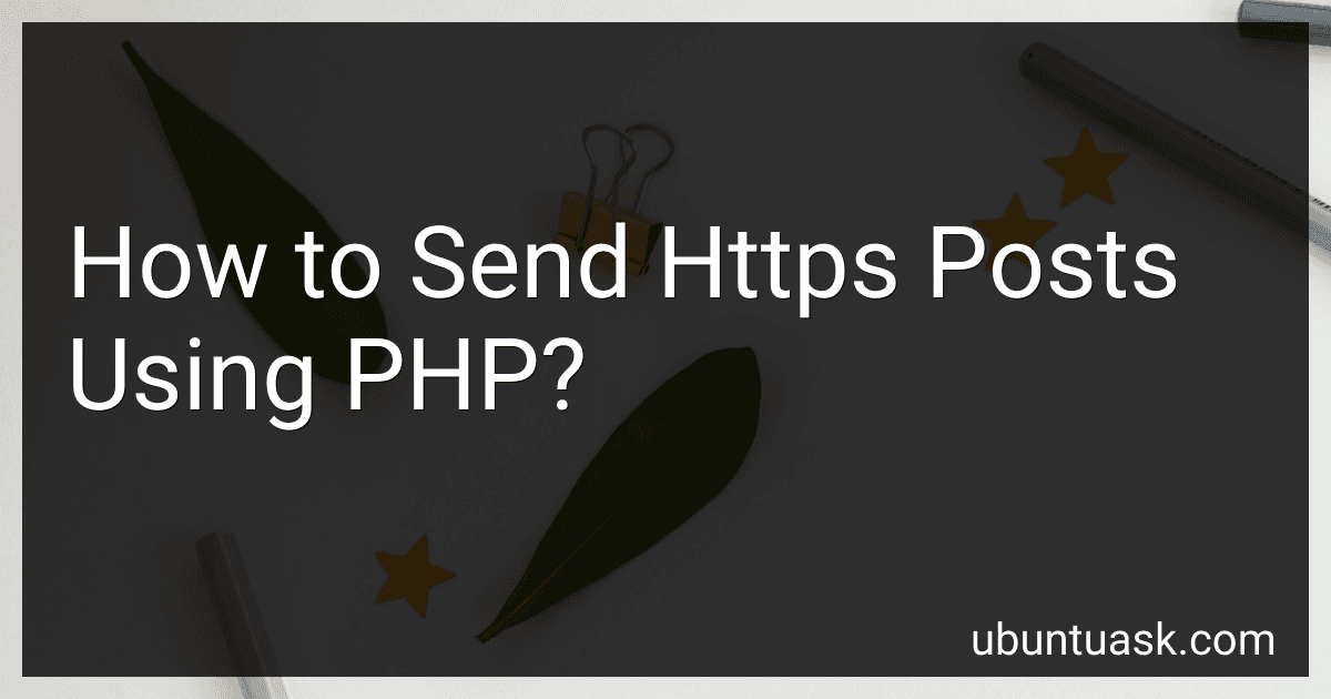 How to Send Https Posts Using PHP? image