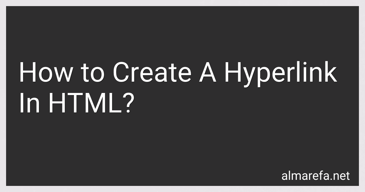 How to Create A Hyperlink In HTML? image