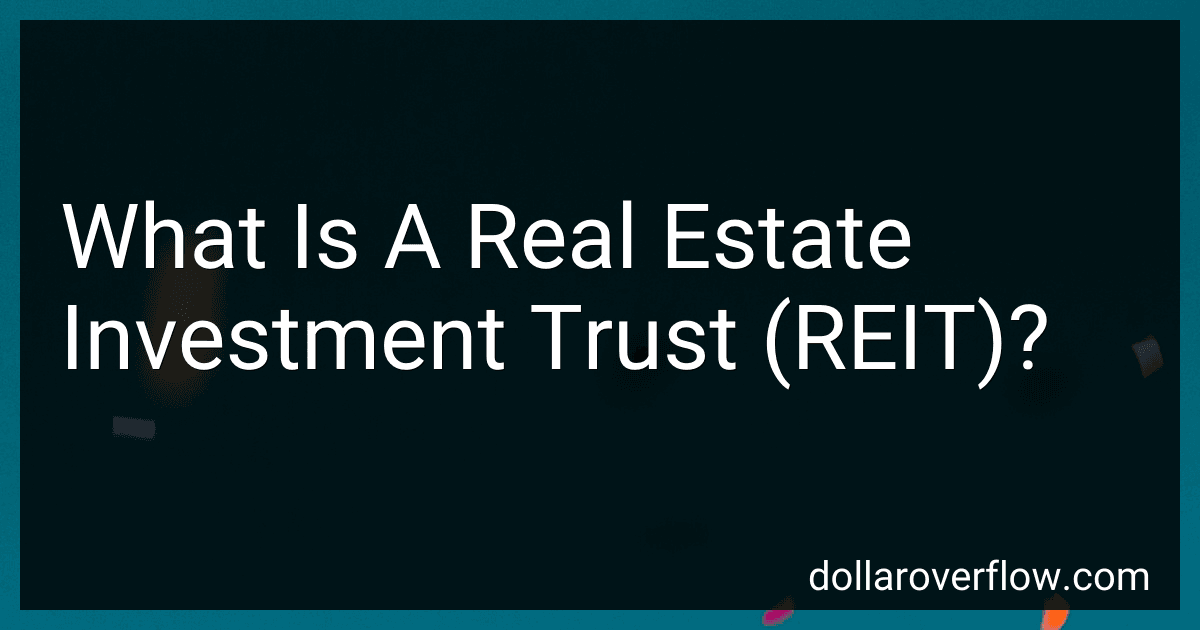 What Is A Real Estate Investment Trust (REIT)? image