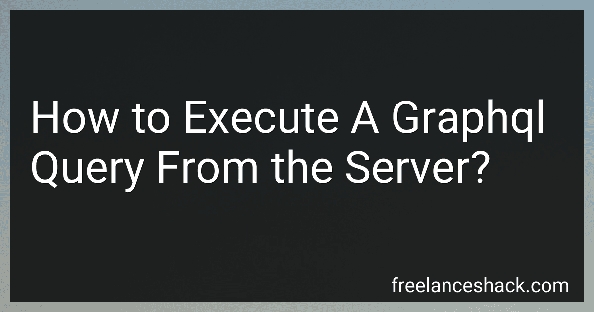 How to Execute A Graphql Query From the Server? preview