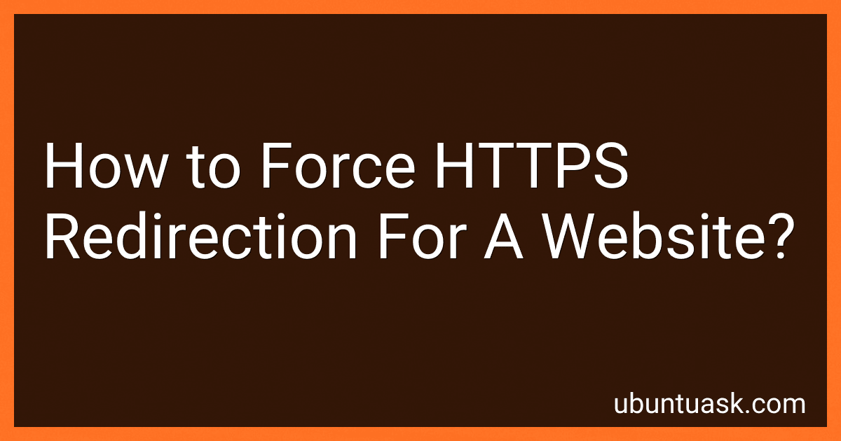 How to Force HTTPS Redirection For A Website? image