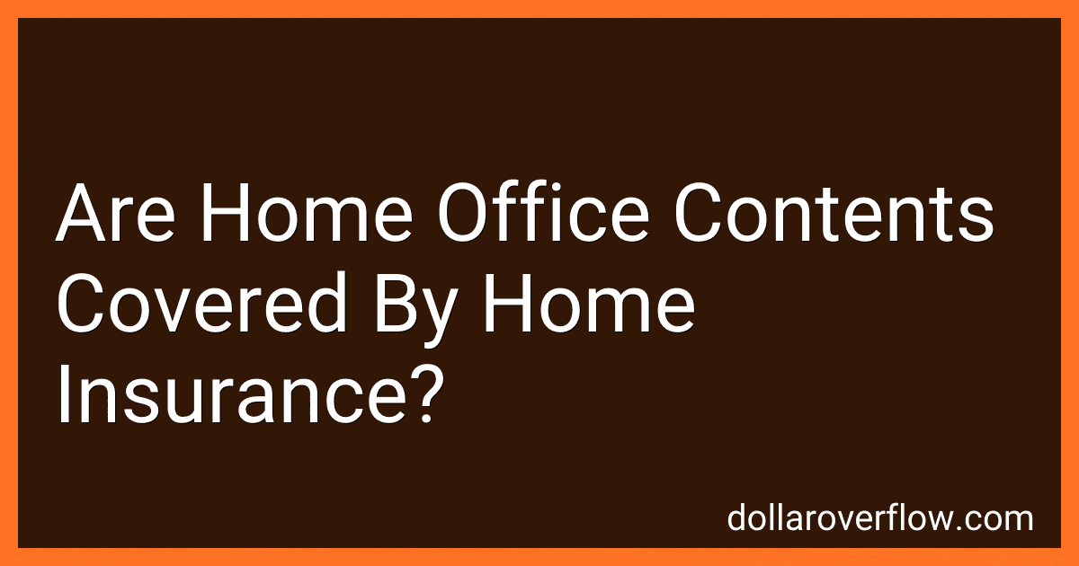 Are Home Office Contents Covered By Home Insurance? image