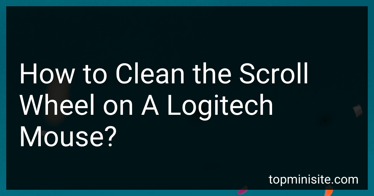 How to Clean the Scroll Wheel on A Logitech Mouse? image
