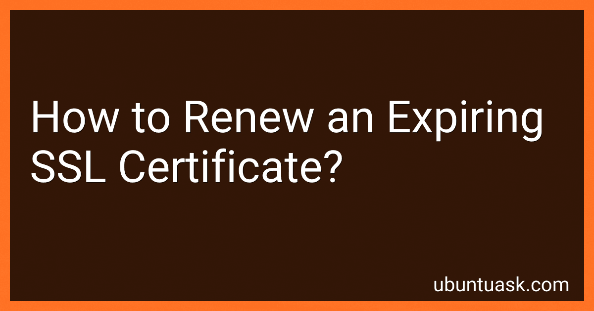 How to Renew an Expiring SSL Certificate? image