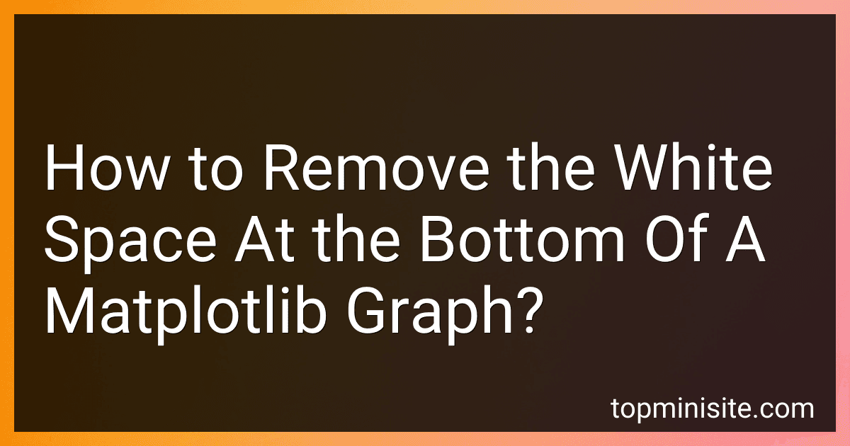 How to Remove the White Space At the Bottom Of A Matplotlib Graph? image
