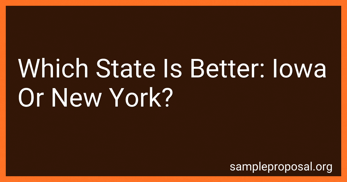 Which State Is Better: Iowa Or New York? image
