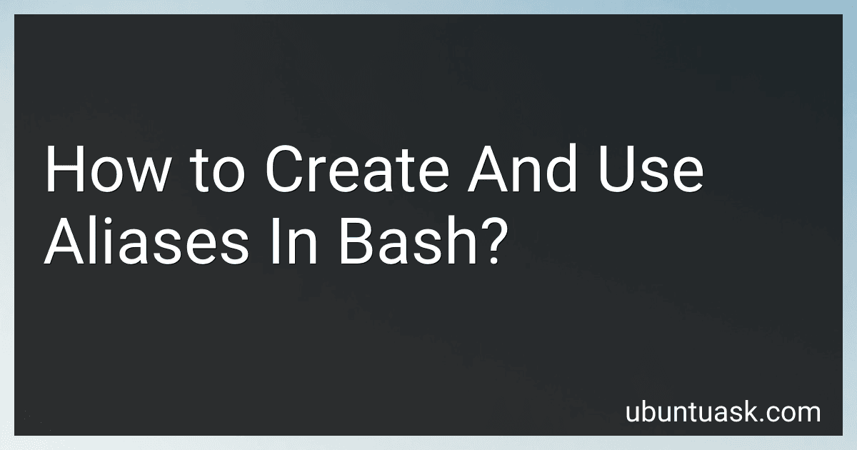 How to Create And Use Aliases In Bash? image